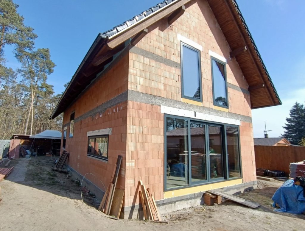 Hliníková okna a dveře RD Stará Lysá